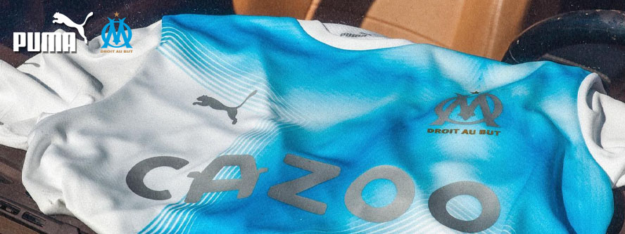 04/14/2023 - Puma presents the Olympique de Marseille Célébration jersey.