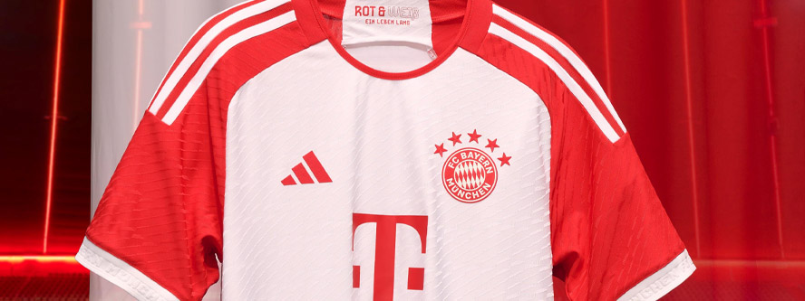 02/06/2023 - Le nouveau maillot du FC Bayern de Munich 2023/24 adidas