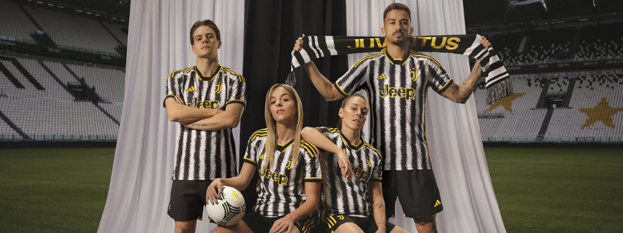 02/06/2023 - Le nouveau maillot domicile de la Juventus de Turin 2023/24 adidas