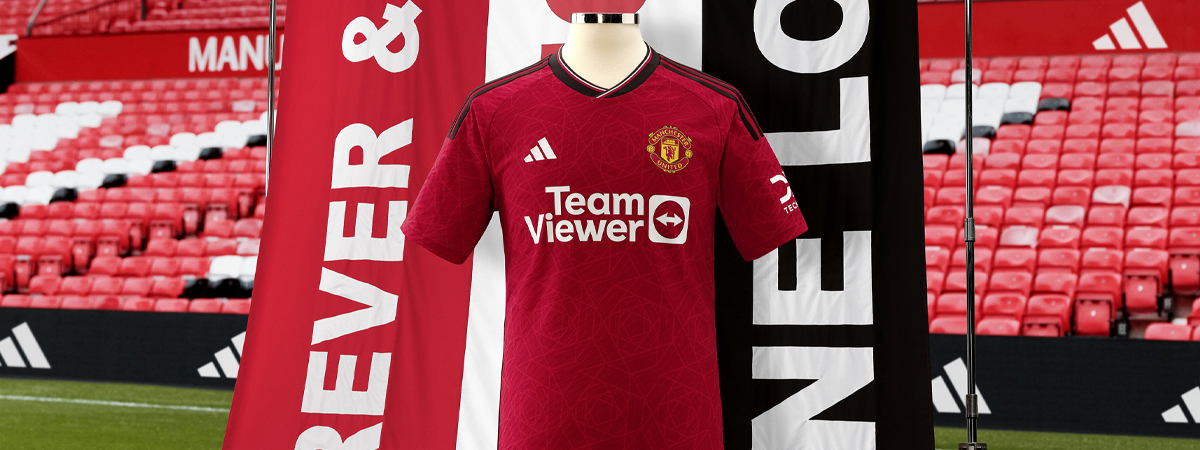 06/27/2023 - The new Manchester United FC 2023/24 home jersey adidas