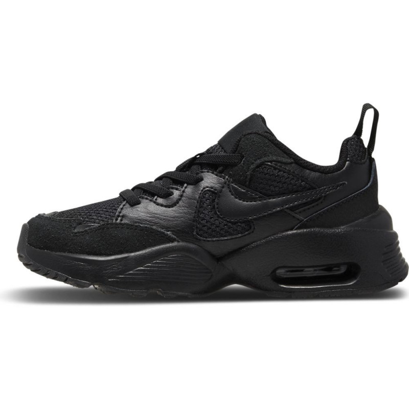 Nike Black/Black-Black Max Shoes Kids\' - (28-35) Air Fusion