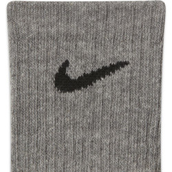 Nike Everyday Lightweight Crew Training Socks 3-Pack - Grey/Black/White - SX7676-964