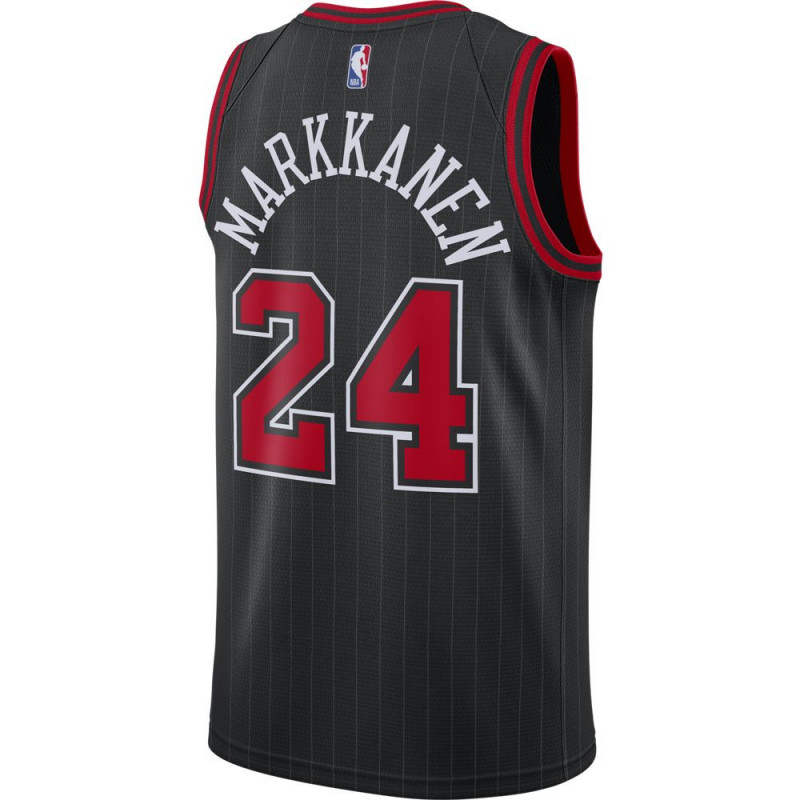 JORDAN NBA Swingman Lauri Markkanen Chicago Bulls Statement Edition 2020 Jersey - Black