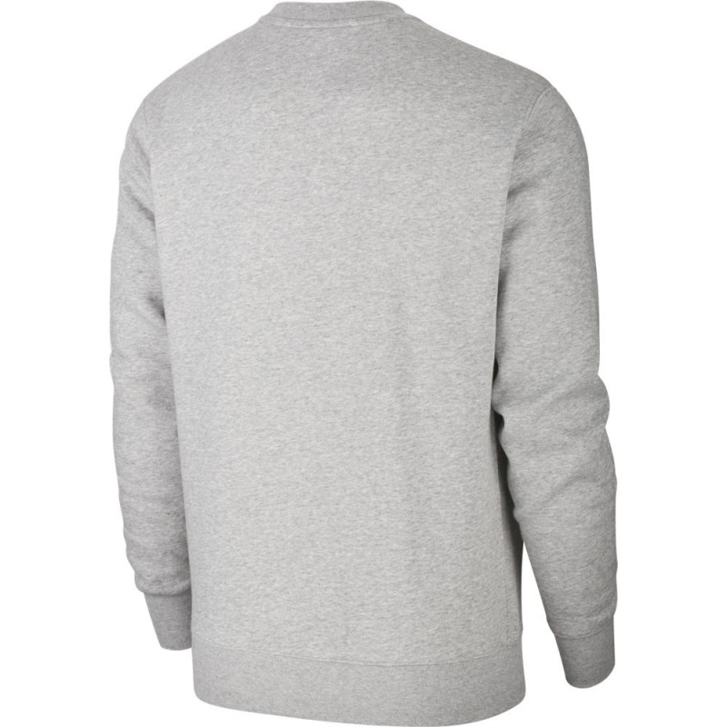NIKE SPORTSWEAR Club fleece sweatshirt - Heather grey/White