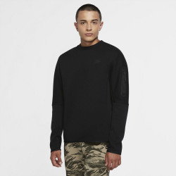 CU4505-010 - Nike Sportswear Tech Fleece Men's Sweatshirt - Black/Black