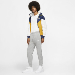 Nike Club Fleece Jogger Sweatpants - Heather Grey/White - BV2671-063