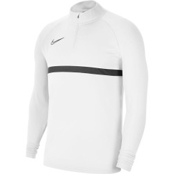 CW6110-100 - Haut d'entraînement de foot Nike Dri-FIT Academy - White/Black/Black/Black