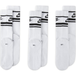 DX5089-103 - Nike Sportswear Everyday Essential Crew Socks (3 Pairs) - White/Black/Black
