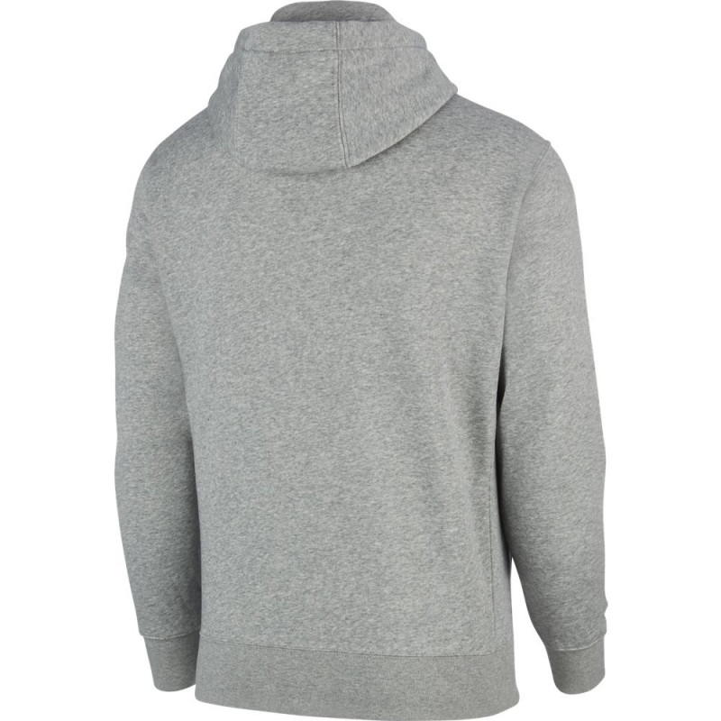 Nike Sportswear Club Fleece Men's Hooded Jacket - Heather Grey/White