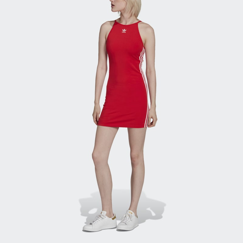 Women's dress adidas Originals Dress - Vivid Red