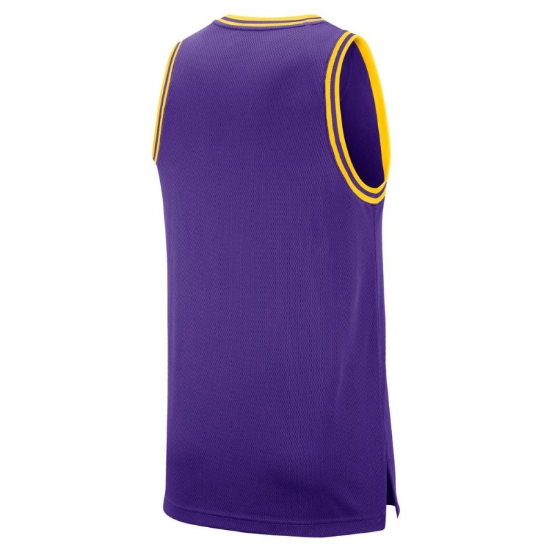 NIKE Men's Los Angeles Lakers DNA Dri-FIT NBA Tank Top - Field Purple/Amarillo