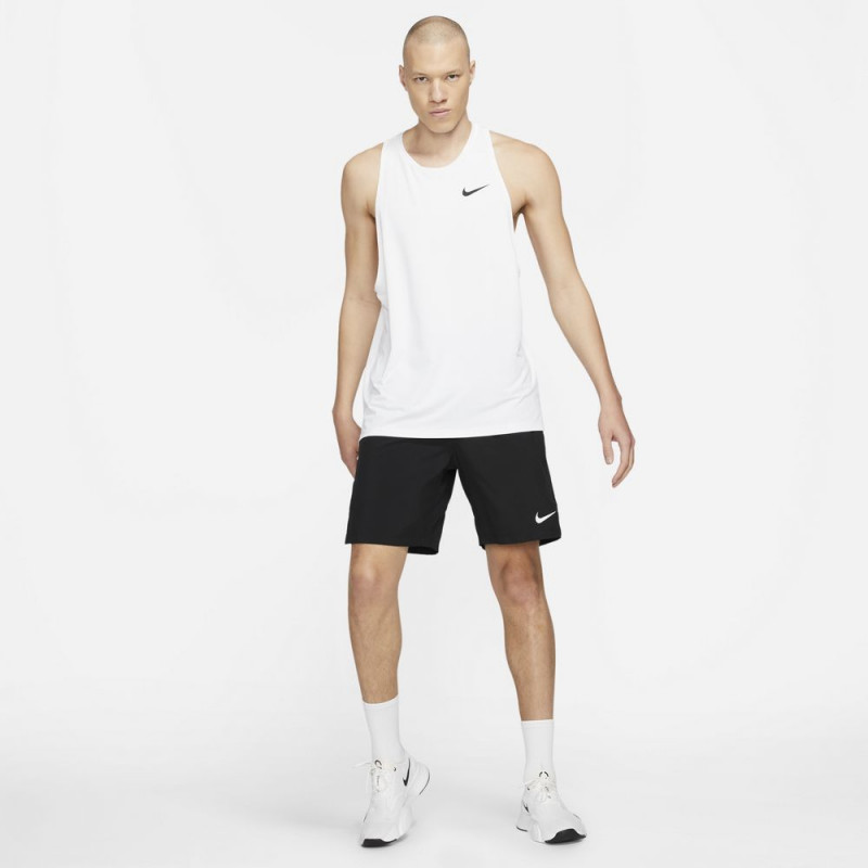 NIKE Nike Pro Men's Training Trap Tank Top - White/Black