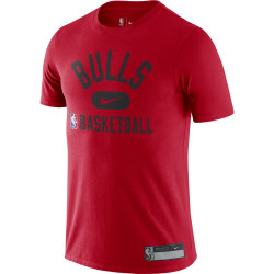 NIKE T-shirt Dri-FIT NBA pour homme Chicago Bulls - University Red