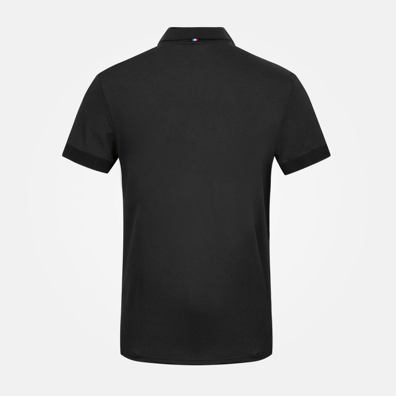 LE COQ SPORTIF Essentials N°1 men's short-sleeved polo shirt - Black