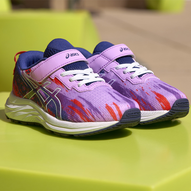Asics Pre-Noosa Tri 13 PS shoes for children (From 28 to 35) - Pink/Blue