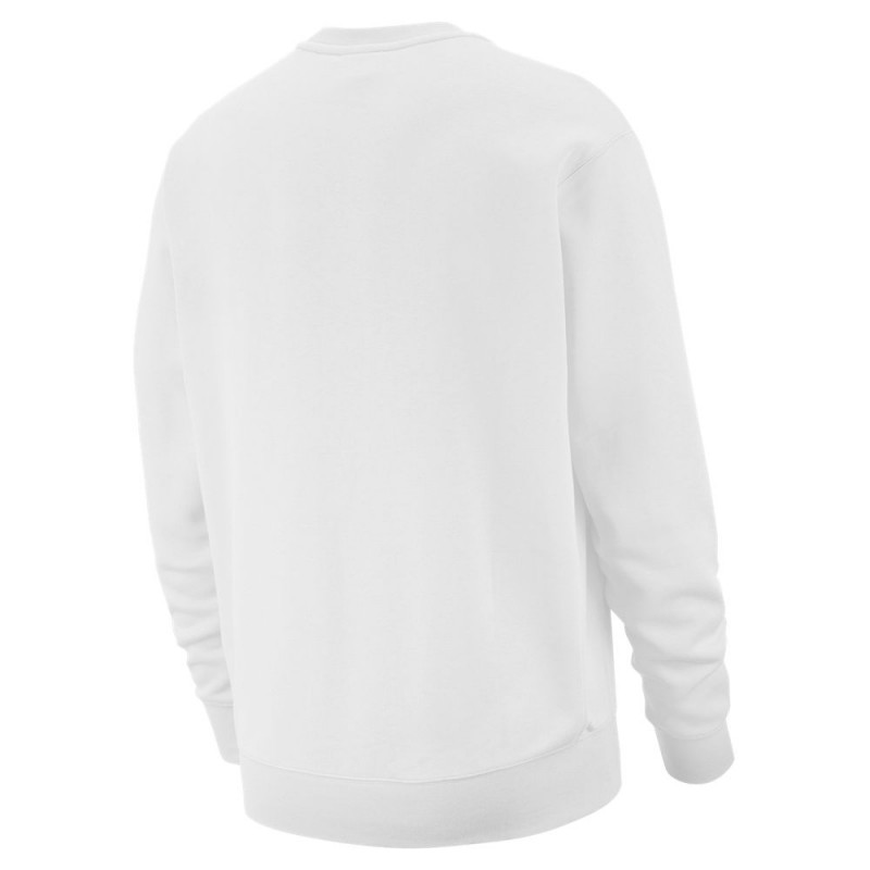 Nike Sportswear Club Fleece Men's Sweatshirt - White/Black