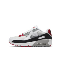 NIKE Chaussures pour enfant (36-40) Air Max 90 LTR - Photon Dust/Particle Grey-Varsity Red