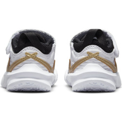 Nike Team Hustle D 10 Baby/Toddler Shoes - Black/Metallic Gold-White-Photon Dust - CW6737-002