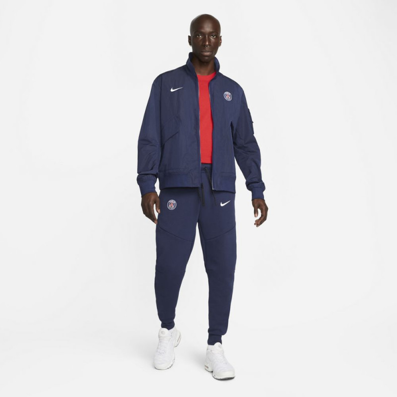 Nike Paris Saint-Germain Tech Fleece Men's Joggers - Midnight Navy/White