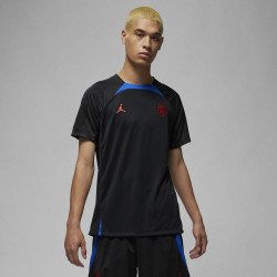 Haut de football Dri-FIT pour homme Nike Paris Saint-Germain Strike Extérieur - Noir/Bleu/Bright Crimson