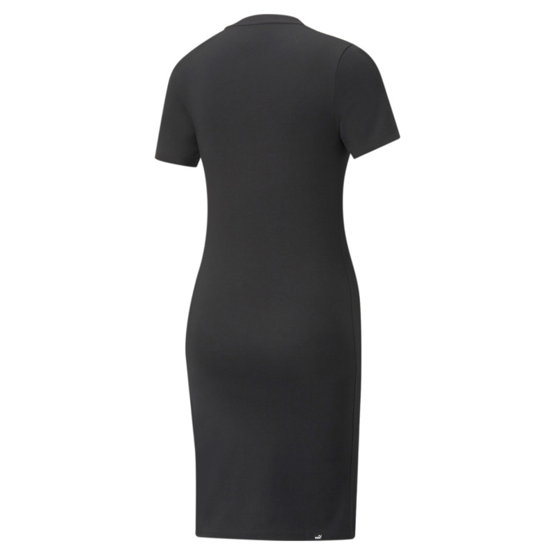 Puma Essentials Women's Slim T-Shirt Dress - Black