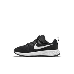 DD1095-001 - Baskets enfant Nike Revolution 6 - Black/Black-Dark Smoke Grey