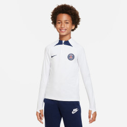 Haut de football Nike Dri-FIT enfant Paris Saint-Germain Strike - White/Midnight Navy - DJ8691-101