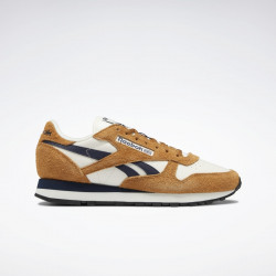 Baskets lifestyle Reebok Classic Leather pour homme - Chalk/Wild Brown/Vector Navy | GW3760