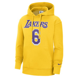 DB1181-728 - Sweat à capuche Nike Los Angeles Lakers Essential - Amarillo/James Lebron