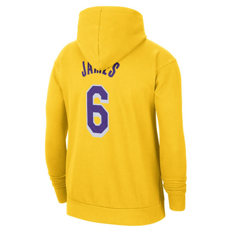 Men's Nike Los Angeles Lakers Essential NBA Fleece Hoodie - Amarillo/Lebron James