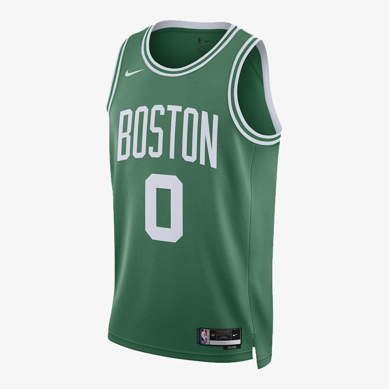 Maillot de basketball NBA pour homme Nike Boston Celtics Swingman Icon 22 - Trèfle/Jayson Tatum