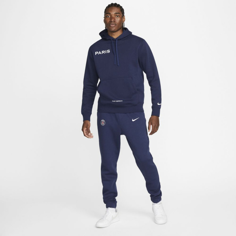 Nike Paris Saint-Germain Men's Fleece Football Pants - Midnight Navy/White