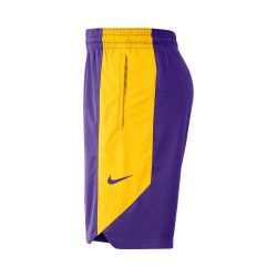AJ5077-504 - Short de basketball Nike Los Angeles Lakers - Field Purple/Amarillo/Field Purple