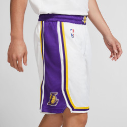AJ5616-100 - Short Nike Los Angeles Lakers - White/Field Purple/Field Purple
