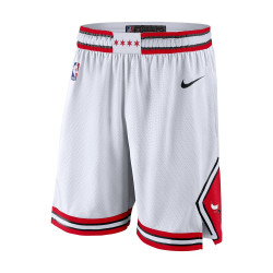 AJ5592-100 - Nike Chicago Bulls Association Edition Basketball Shorts - White/University Red/Black