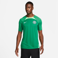 DH6447-302 - Nike Nigeria Strike Soccer Training Shirt - Pine Green/Green Strike/White