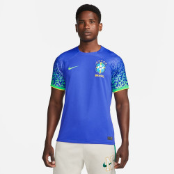DN0678-433 - Nike Dri-FIT Brazil (CBF) Away 22/23 Stadium Shirt - Paramount Blue/Green Spark/Green Spark