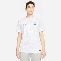 DN0688-100 - Nike Dri-FIT France (FFF) Away 22/23 Stadium Shirt - White/White/White/Game Royal