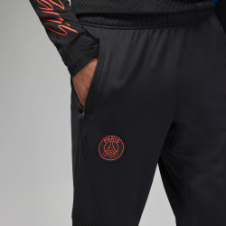 DN1265-010 - Nike Paris Saint-Germain Strike Away Training Pants - Black/Black/Bright Crimson
