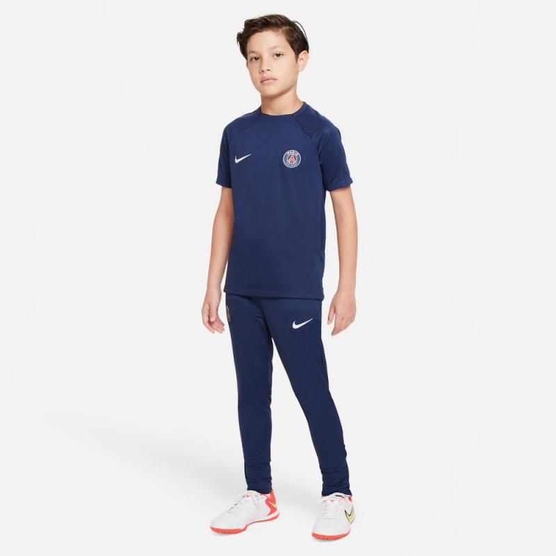Nike Paris Saint-Germain Academy Pro Big Kids' Dri-FIT Knit Football Pants - Midnight Navy/White