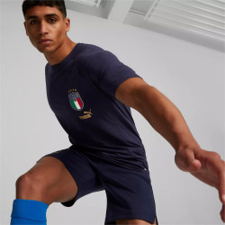 767119 13 - T-shirt Puma Italie Coach Casuals - Marine/Or