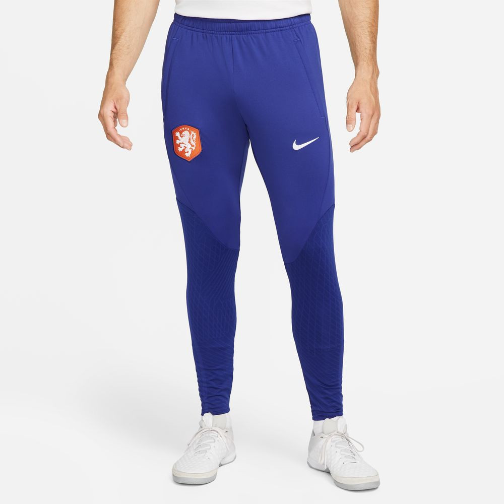 Pantalon de football Dri-FIT pour homme Nike Netherlands Strike - Bleu Royal Profond/Blanc