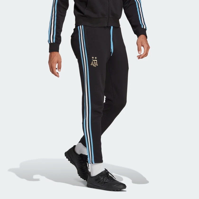 Pantalon de football pour homme adidas Argentine DNA 3-Stripes - Noir