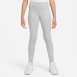 DD6278-077 - Nike Sportswear Favorites Kids Leggings - Light Smoke Grey/Pink Foam