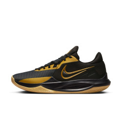 DD9535-005 - Nike Precision 6 Basketball Shoes - Black/Metallic Gold