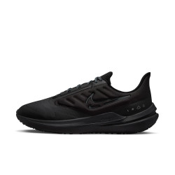 DM1106-007 - Nike Air Winflo 9 Shield Men's Weather Resistant Road Running Shoes - Black/Black-Off Black-Dark Smoke Gray