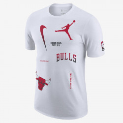 DV5716-100 - Jordan Chicago Bulls Courtside Statement Edition Men's T-Shirt - White