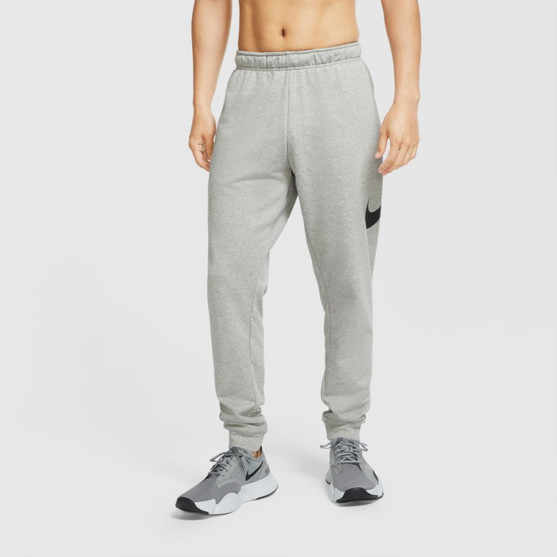 Nike Dri-FIT Mens Tapered Training Pants - Gray Heather | CU6775-063
