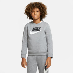 CV9297-092 - Nike Sportswear Club Fleece Kids Sweatshirt - Carbon Heather