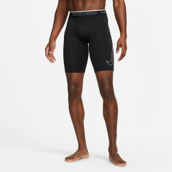 DD1911-010 - Nike Pro Dri-FIT Men's Long Compression Shorts - Black/White